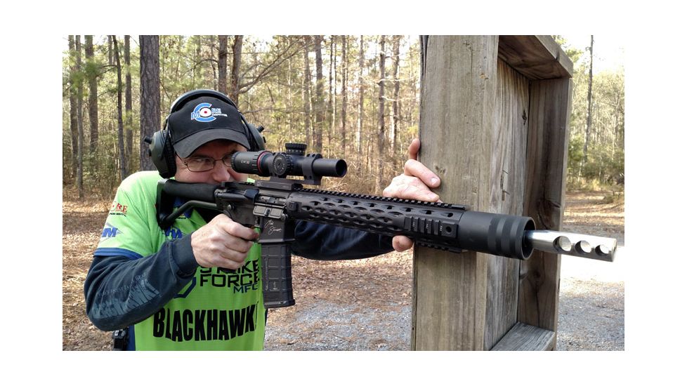 C-MORE C3 1-6x24 Competition Rifle Scope - TJ1I Reticle, Black, 1-6x24 C3-1624-2-LTI-TJ1I