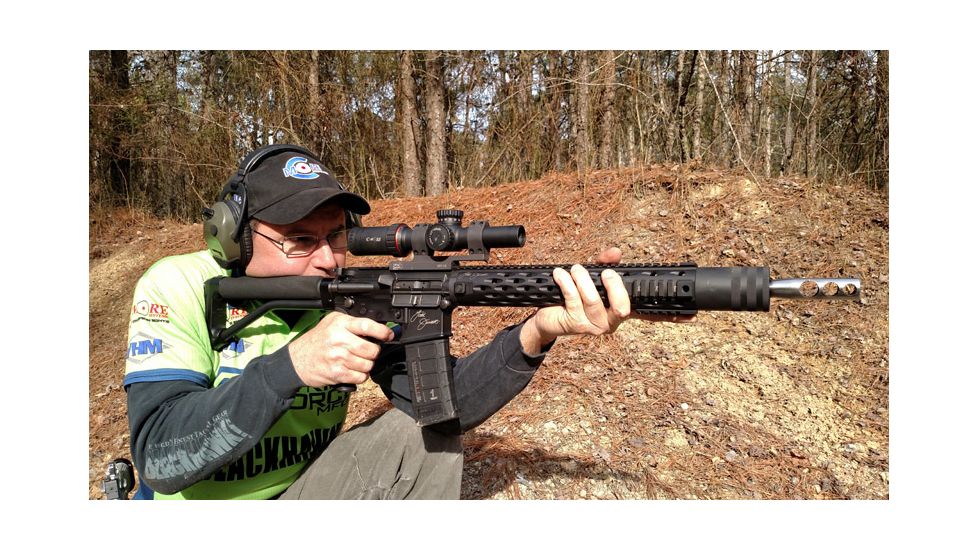 C-MORE C3 1-6x24 Competition Rifle Scope - TJ1I Reticle, Black, 1-6x24 C3-1624-2-LTI-TJ1I