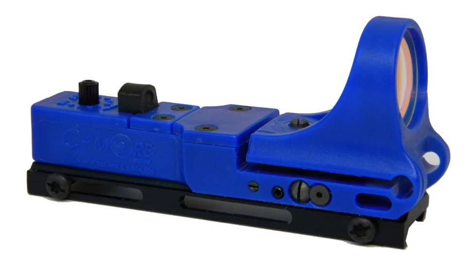 C-MORE Railway Red Dot Sight w/Standard Switch, Blue, 12 MOA RWBB-12