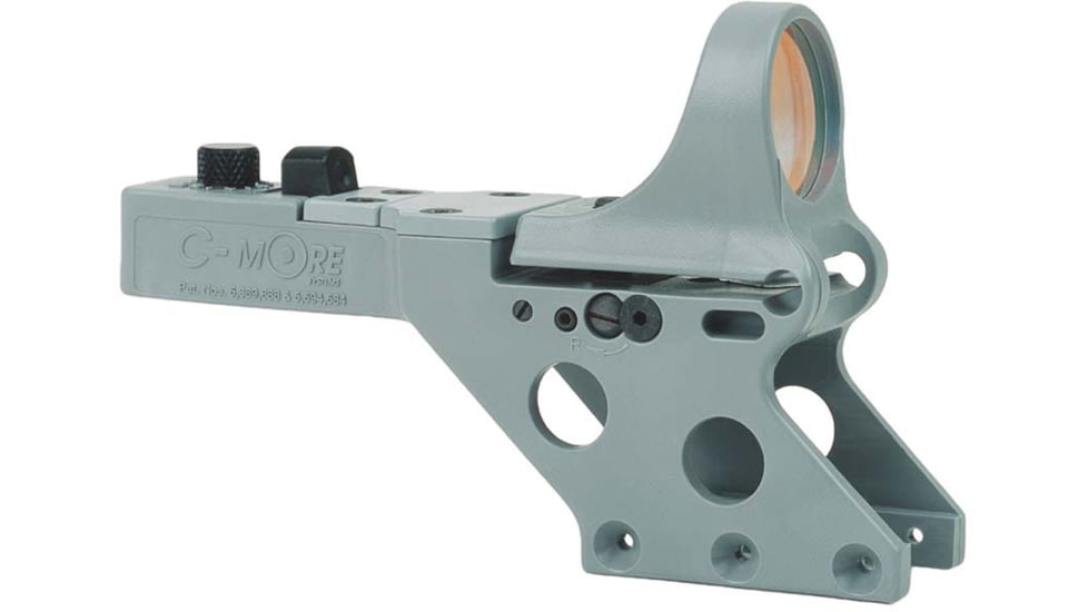 C-MORE Serendipity Red Dot Sight w/Click Switch,Frame Width .750in,Gray, 4 MOA CSL750G-4