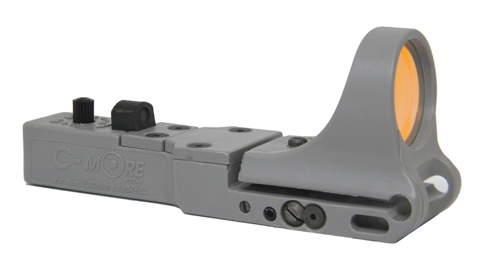 C-MORE SlideRide Red Dot Sight w/Standard Switch, Gray, 2 MOA SRG-2