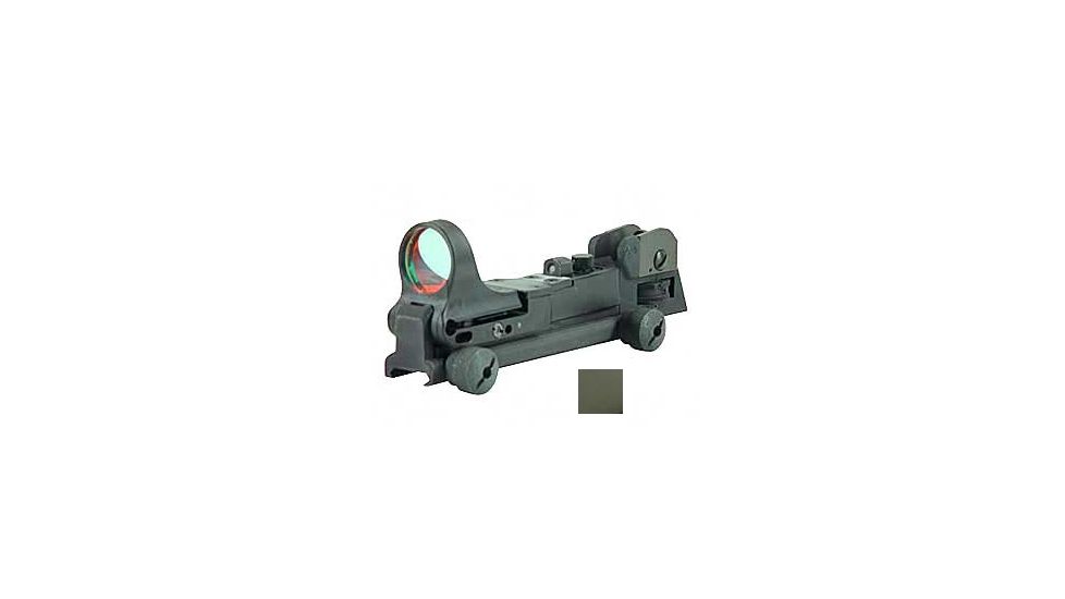 C-MORE Tactical Red Dot Sight w/Click Switch, Olive Drab Green, 8 MOA CTACOD-8