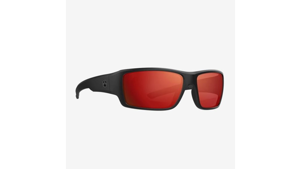Magpul Industries Ascent RX Safety Glasses, Matte Black, Polarized Gray Single Vision RX, Black/Gray, One Size, 3875