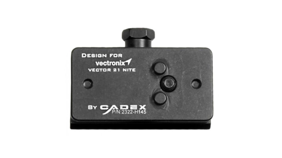 Cadex Defence Adaptor Block for Vector Laser Range Finder, Black 2322-H145