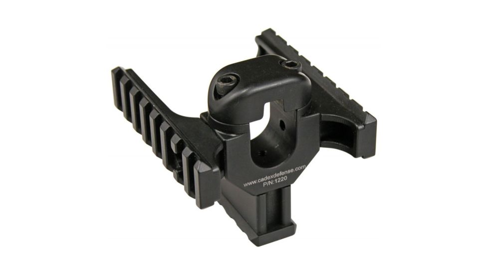 Cadex Defence C7/C8 and M4/M16 Tri-Rail Mount, Black 1220