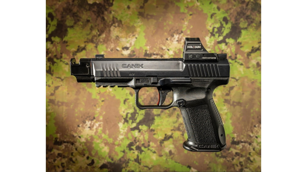 Calculated Kinetics Canik Mete Dogtag Optic Plate, RMR Footprint, Black, CKMETE-RMRDT