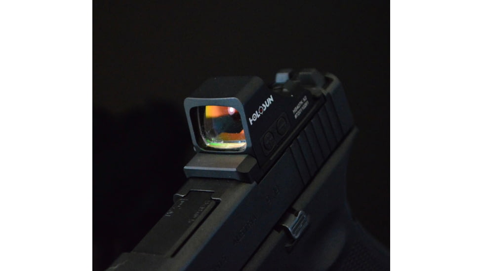 Calculated Kinetics Glock MOS Dogtag Optic Plate, Holosun 509T, Law Enforcement, Black, MOS-509LEDT