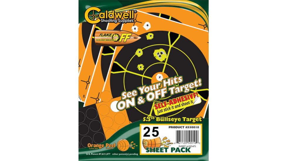 Caldwell 5.5in Bullseye Target, 25 Sheets, 1166108