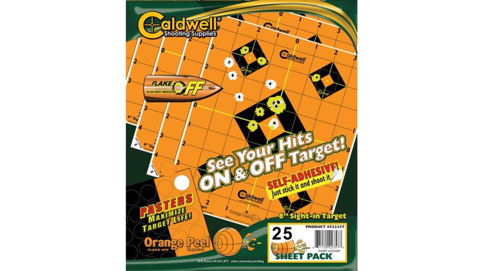 Caldwell 8in Sight Target, 25 Sheets, 1166103