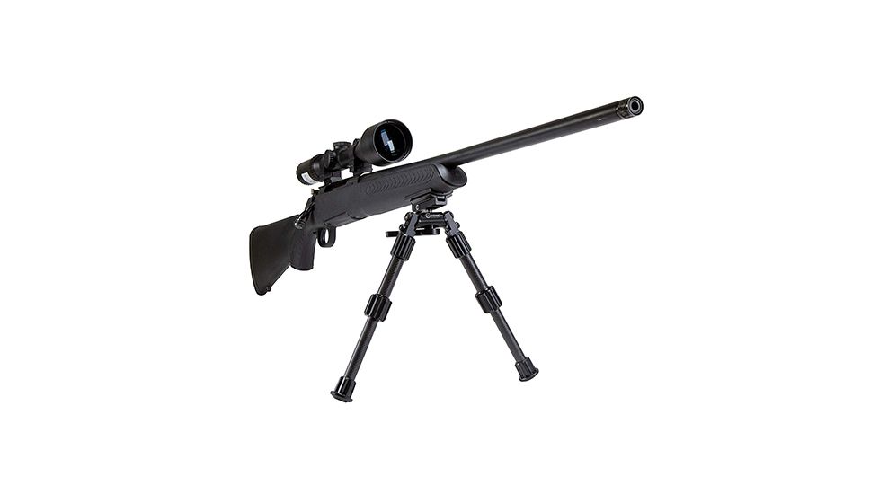 Caldwell Accumax Carbon Fiber Premium Swivel Stud Bipod, 6in-9in, Black, 1092515