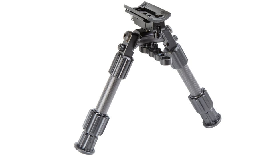 Caldwell Accumax Carbon Fiber Premium Swivel Stud Bipod, 6in-9in, Black, 1092515