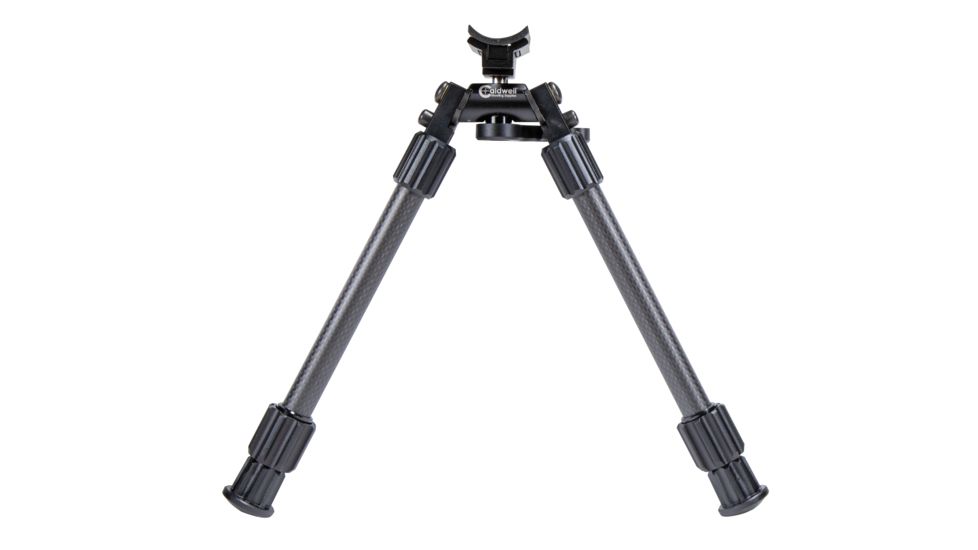 Caldwell Accumax Carbon Fiber Premium Swivel Stud Bipod, 9in-13in, Black, 1092516