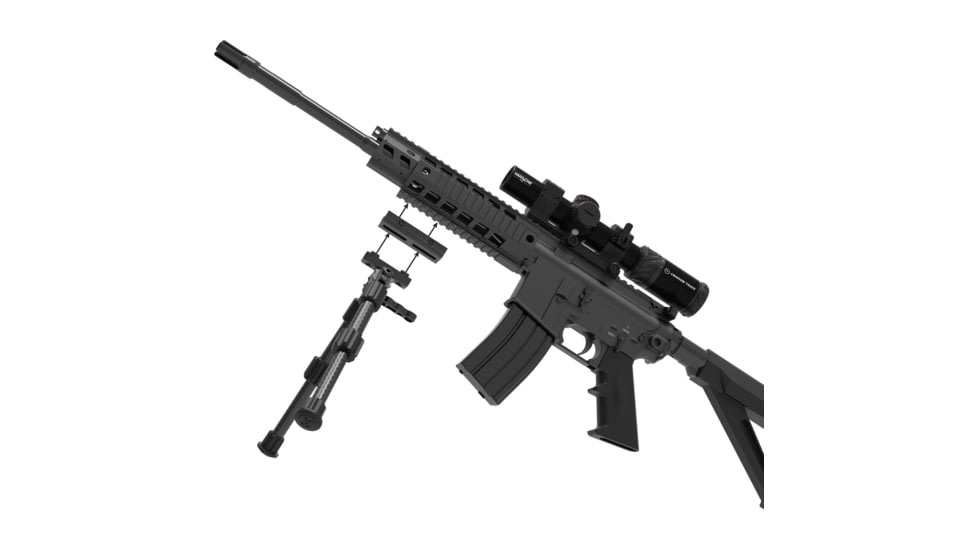 Caldwell Bipod Adapter, Pic Rail to MLOK, Black, 1242499