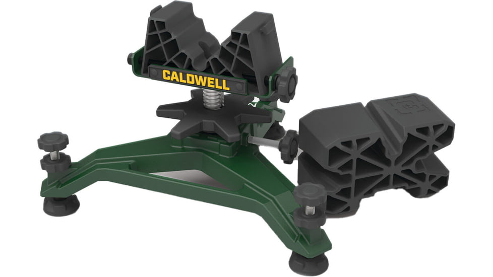 Caldwell Rock 2 Shooting Rest with Rear Rest, Green/Ghost Gray, 1255957