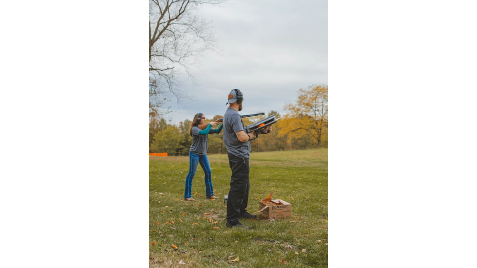 Caldwell Claymore Pullpup Clay Target Thrower, Gray/Yellow, 4002774