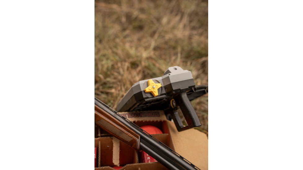 Caldwell Claymore Pullpup Clay Target Thrower, Gray/Yellow, 4002774