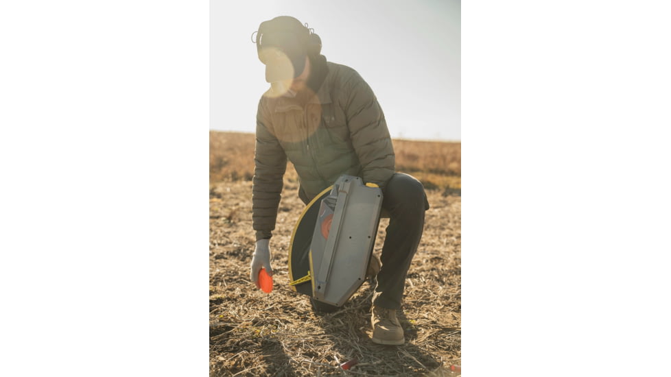 Caldwell Claymore Pullpup Clay Target Thrower, Gray/Yellow, 4002774