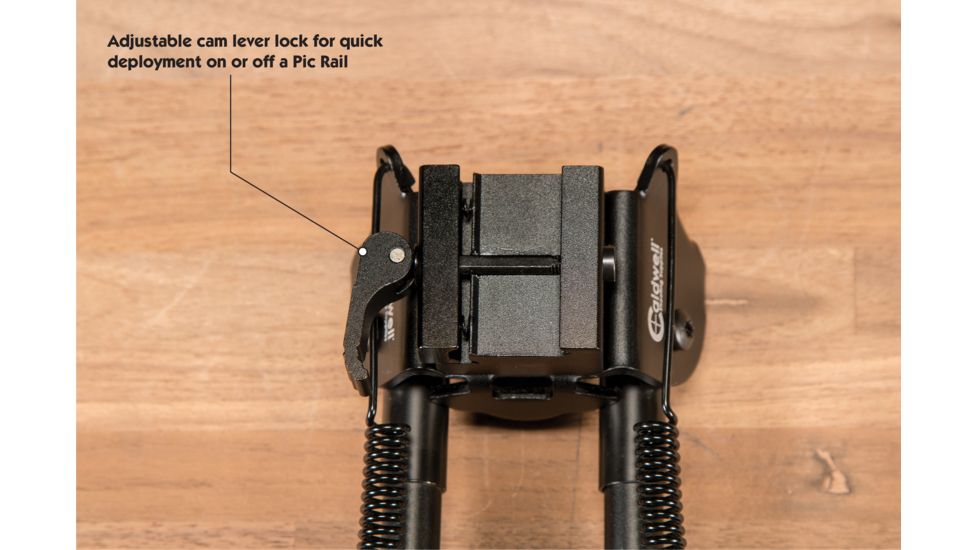 Caldwell Pic Rail XLA Fixed Bipod, Black, 6in -9in, 110140