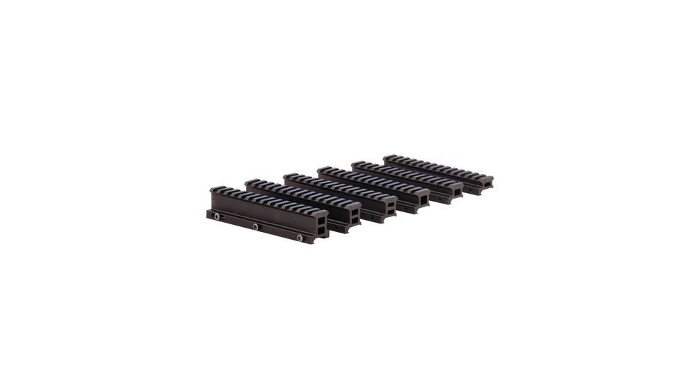 Wheeler Fine Gunsmith Equipment Pic Rail Riser, .5 Inch, Black, 156506