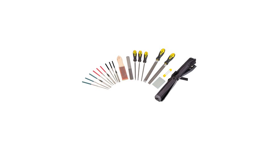 Wheeler Fine Gunsmith Equipment Professional Gunsmithing File Set, 710908
