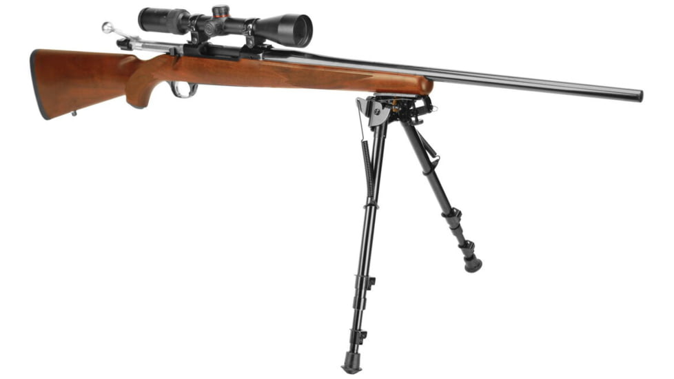 Caldwell XLA External Spring Pivot Position Bipod - 13.5-27in, Black, 635705