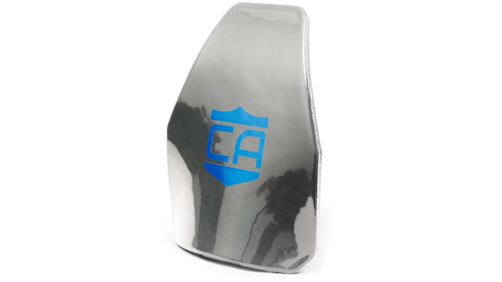 Caliber Armor AR550 III+ Multi-Curve Steel Body Armor w/ PolyShield Spall Coat, Caliber Gray, 8 X 10, 19-AR550-0810-SPC