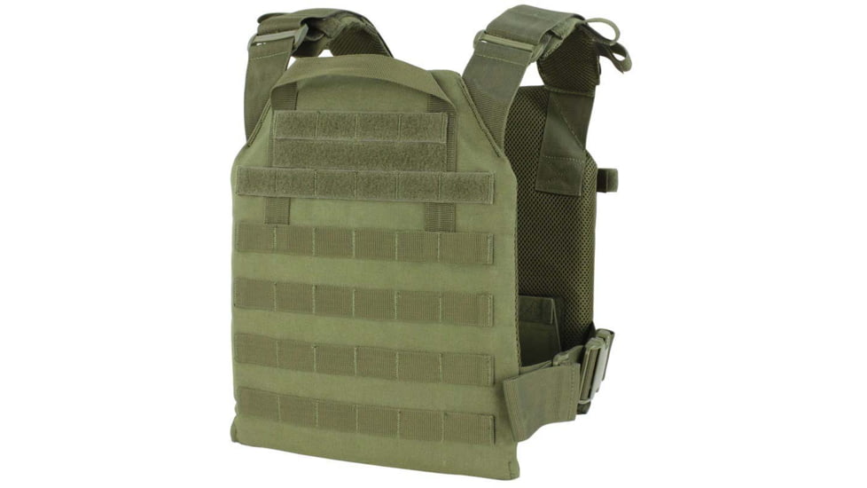 Caliber Armor AR550 Level III+ Active Shooter Response Package w/ PolyShield Spall Coat, Shooters Cut, OD Green, Medium/Large, 19-AR550-ASRP-SPC-OD