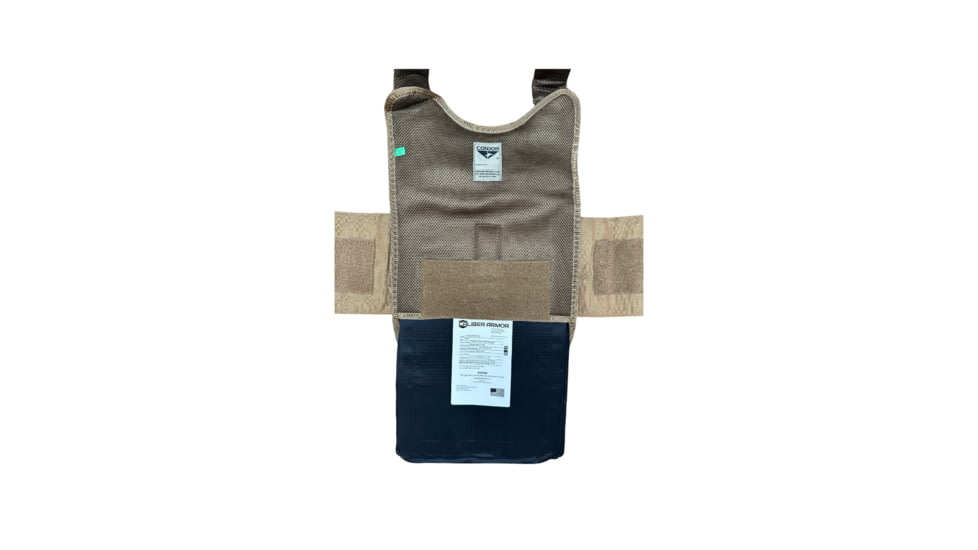 Caliber Armor CaliberX Level IIIA UHMWPE/Para Aramid Armor Plate for MOPC Carrier, No Side Panels, 19-CALX-MOPC-PANELS