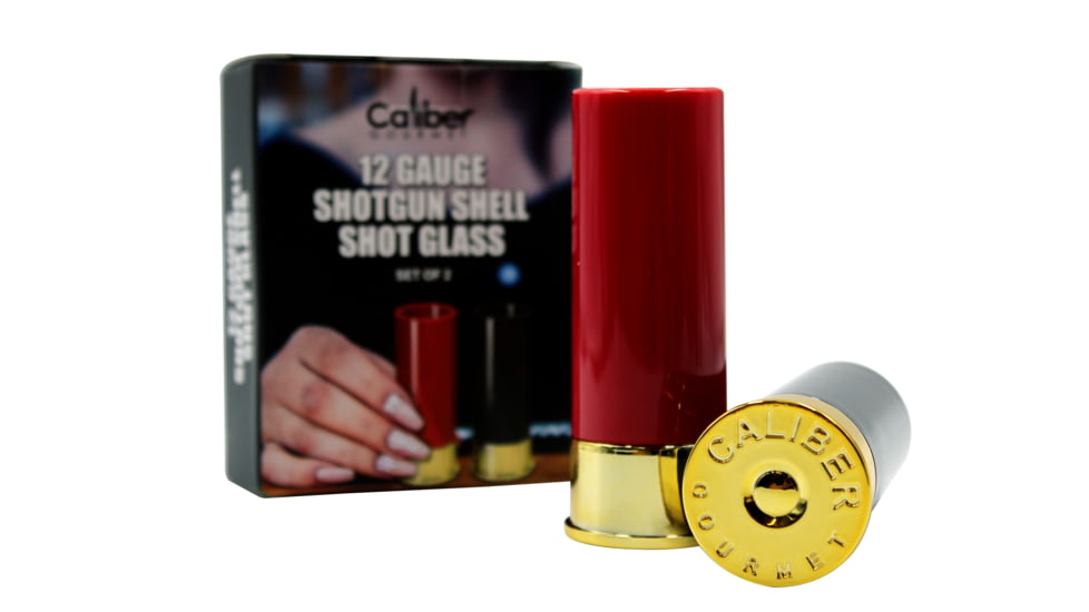 Caliber Gourmet 12 Gauge Shot Gun Shell Glass, CBG-SG-1064