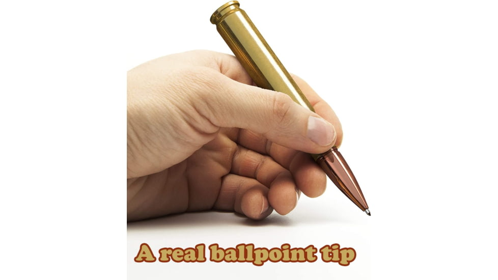 Caliber Gourmet Bullet Twist Pen Gold Brass, CBG1018