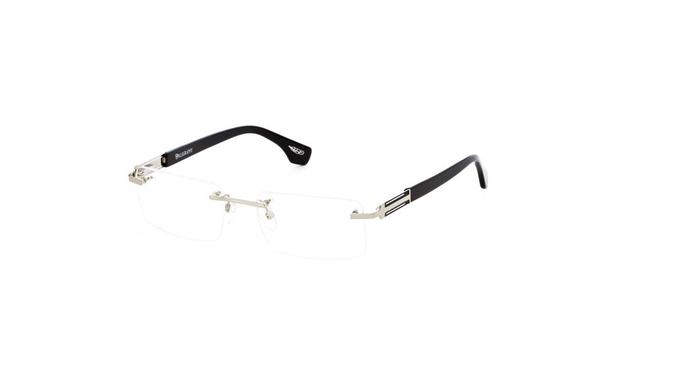 Calligraphy Collections F-362 SESC F36200 Bifocal Prescription Eyeglasses - Col2 - Silver W/screws SESC F362005340 SVS