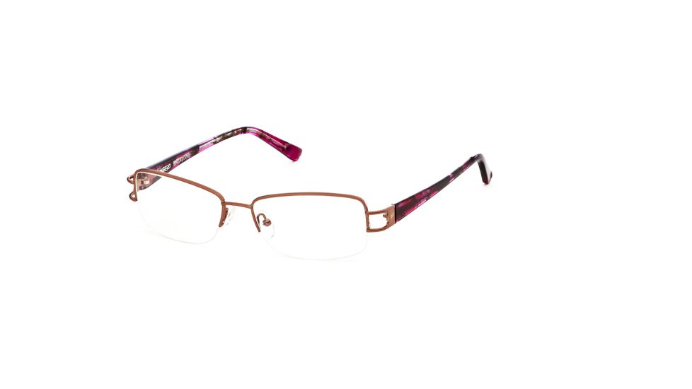 Calligraphy Collections F-373 SESC F37300 Progressive Prescription Eyeglasses - Col4 - Shiny Rose SESC F373005335 RO