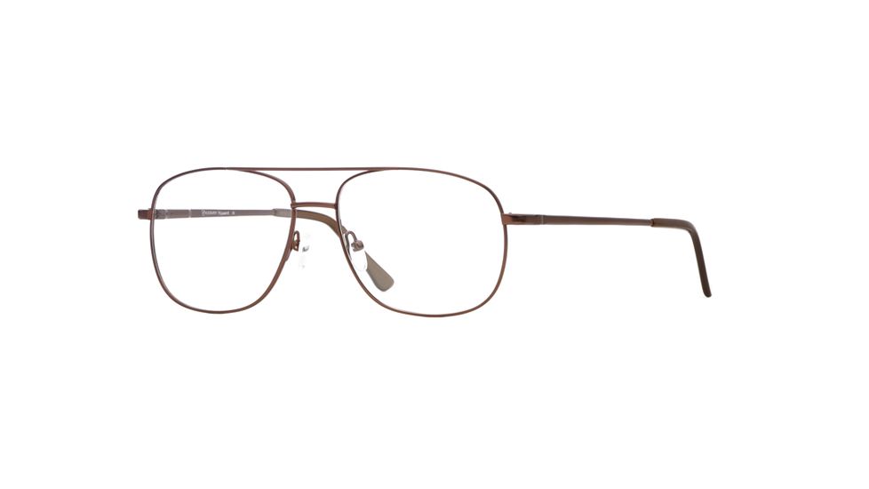 Calligraphy Collections Howard SESC HOWA00 Single Vision Prescription Eyeglasses - Brown SESC HOWA006045 BN