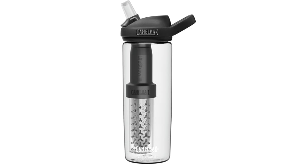 CamelBak eddy+ 20oz Bottle, filtered by LifeStraw, Clear, 2553101060