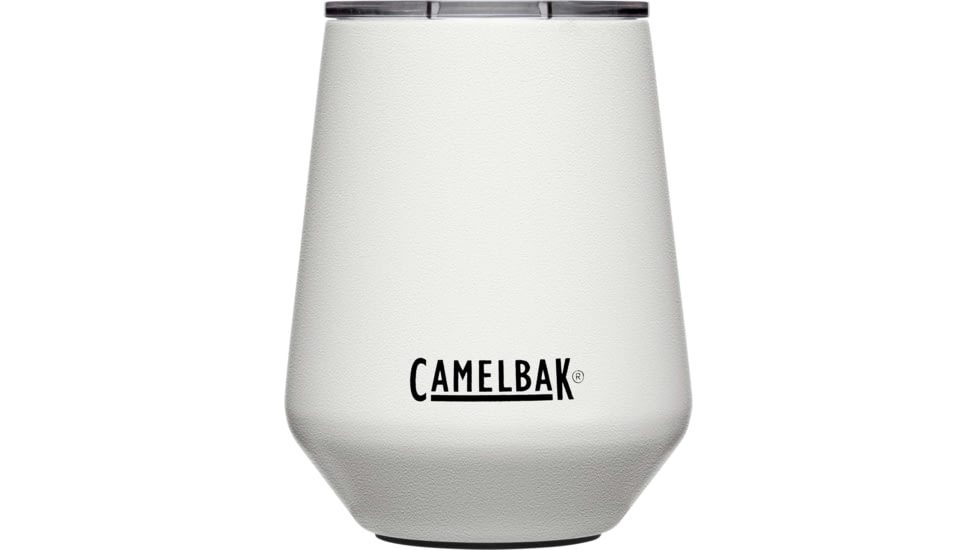 CamelBak Horizon 12 oz Insulated Stainless Steel Wine Tumbler, White, 2392101035