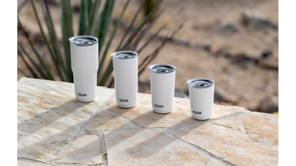 CamelBak Horizon 20 oz Insulated Stainless Steel Tumbler, White, 2389101060