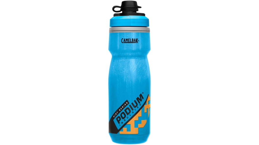 CamelBak Podium Dirt Series Chill 21oz Bike Bottle, Blue/orange - 1901401062