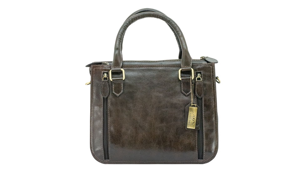 Cameleon Pandora Conceal Carry Purse Satchel Handbag Brn Lthr