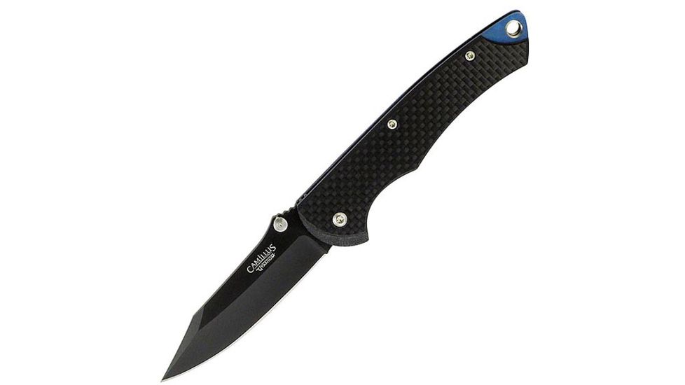 Camillus Knives Titanium Folder, Carbon Fiber Handle CM19051
