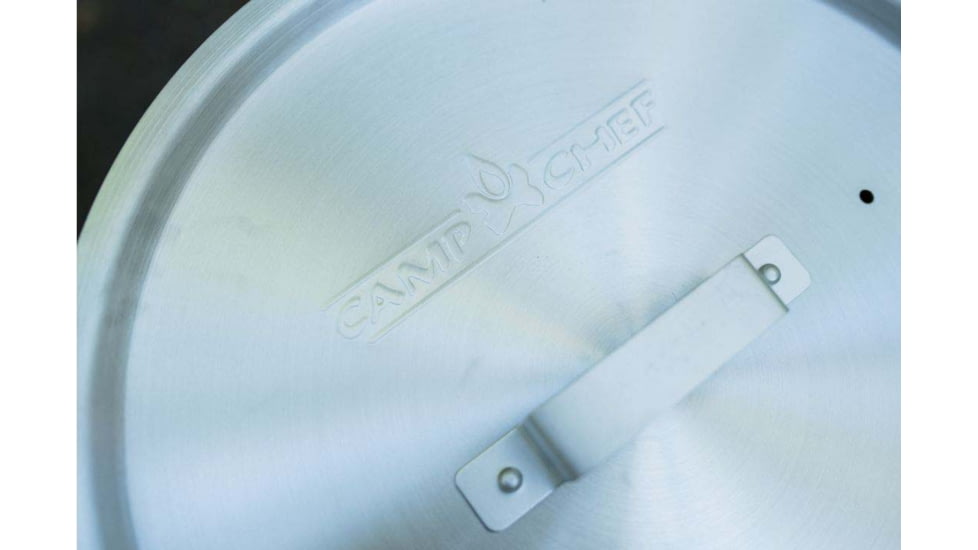 Camp Chef 32 Quart Aluminum Fry Pot &amp; Basket, Silver, DP32