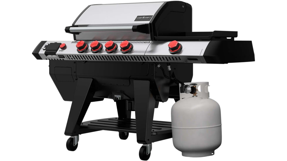Camp Chef Apex 24in Pellet Grill w/ Optional Gas Kit and Sidekick