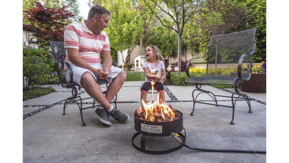 Camp Chef Compact Propane Fire Ring, Black, GCLOGM