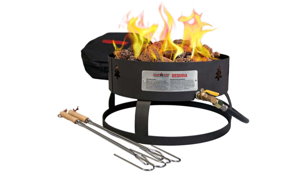 Camp Chef Compact Propane Fire Ring, Black, GCLOGM
