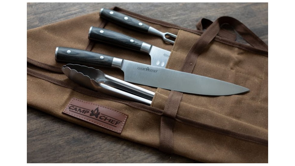 Camp Chef Deluxe Carving Knife Set, 4-Piece, KSET4