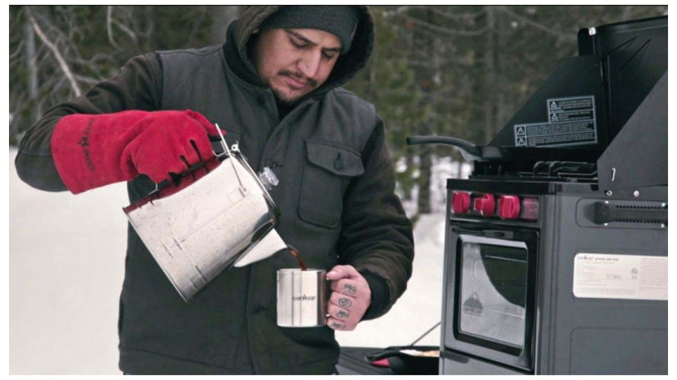 Camp Chef Heat Resistant Gloves, Silver, GLV15