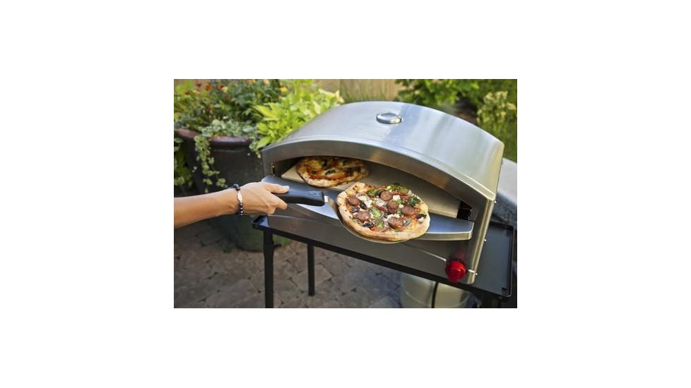 Camp Chef Italia Artisan Stand Alone Pizza Oven, Silver PZOVEN