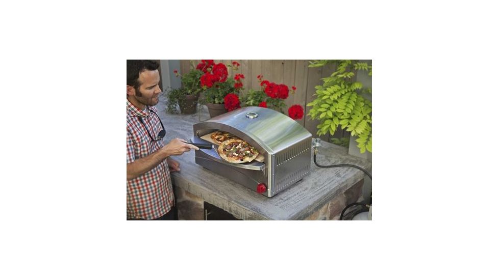 Camp Chef Italia Artisan Stand Alone Pizza Oven, Silver PZOVEN