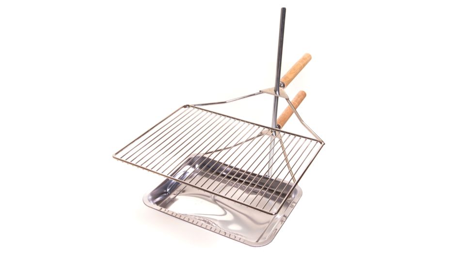 Camp Chef Lumberjack Over Fire Stake Grill, Silver OFGP