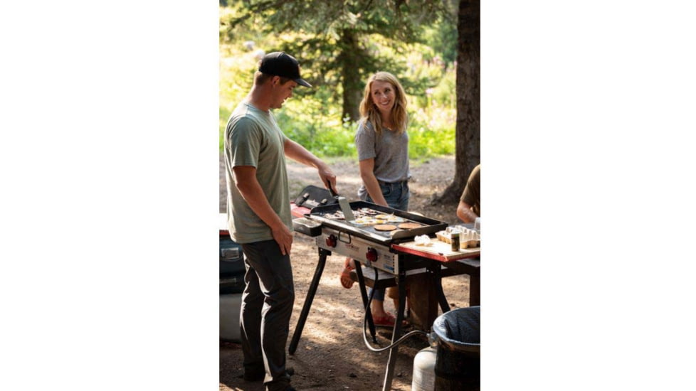 Camp Chef Professional 32in x 15in Steel Griddle, 32in Length x 15in Width Griddle, Black, SG60