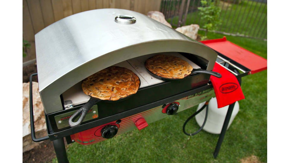 Camp Chef Skookie Cast Iron Pan With Chocolate Chip Cookie Mix, Black, CICS7C